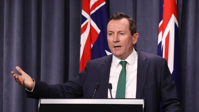 WA Premier Mark McGowan. Picture: Jackson Flindell