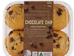 Coles – Chocolate Chip, Mini Muffins