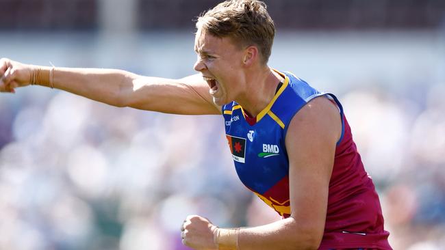 There are no concerns over 2023 grand final matchwinner Dakota Davidson heading into this decider, which has left Brisbane feeling better prepared. Picture: Michael Willson / Getty Images