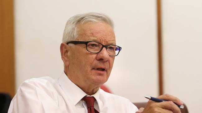 Labor Senator Doug Cameron led the attack on Cash. (Pic: Kym Smith)