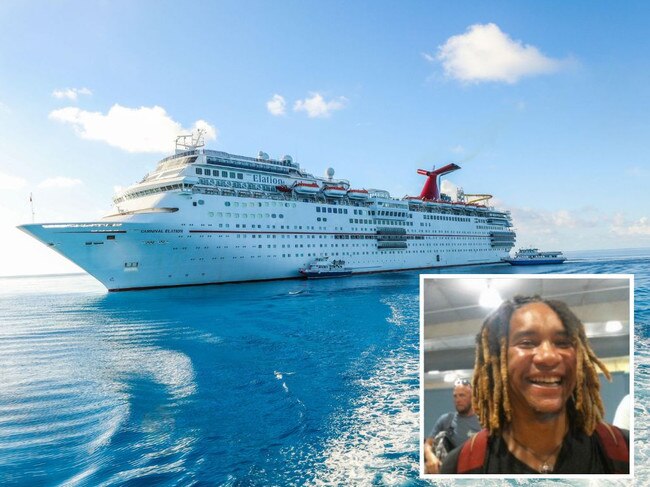 CCTV ‘shows man jumping off’ Carnival ship