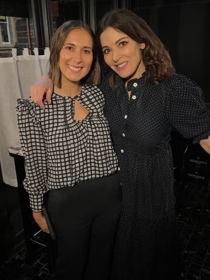 Laura Sharrad and Nigella Lawson at Fugazzi. Picture: Supplied