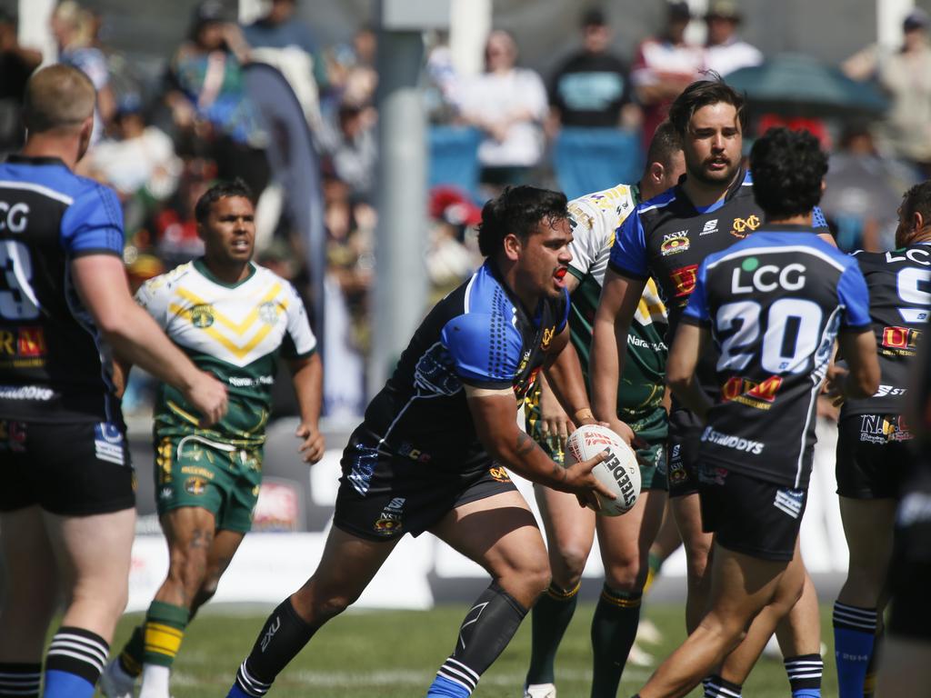 Koori Knockout - Day 4 Mens Semi Final Bourke Warriors v Nanima Common Connection Monday, 7 October 2024 Hereford St, Bathurst NSW 2795, Australia, Picture Warren Gannon Photography