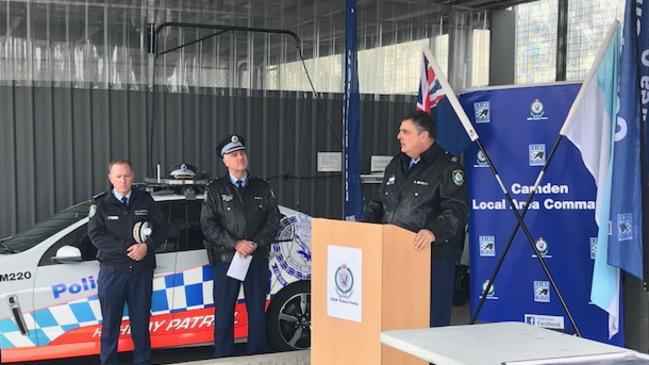 The presentation was held at Camden Police Area Command’s Narellan Police Station this morning.