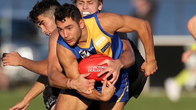 Ben Cavarra has averaged 97 SuperCoach points per game in the VFL. Picture: Yuri Kouzmin