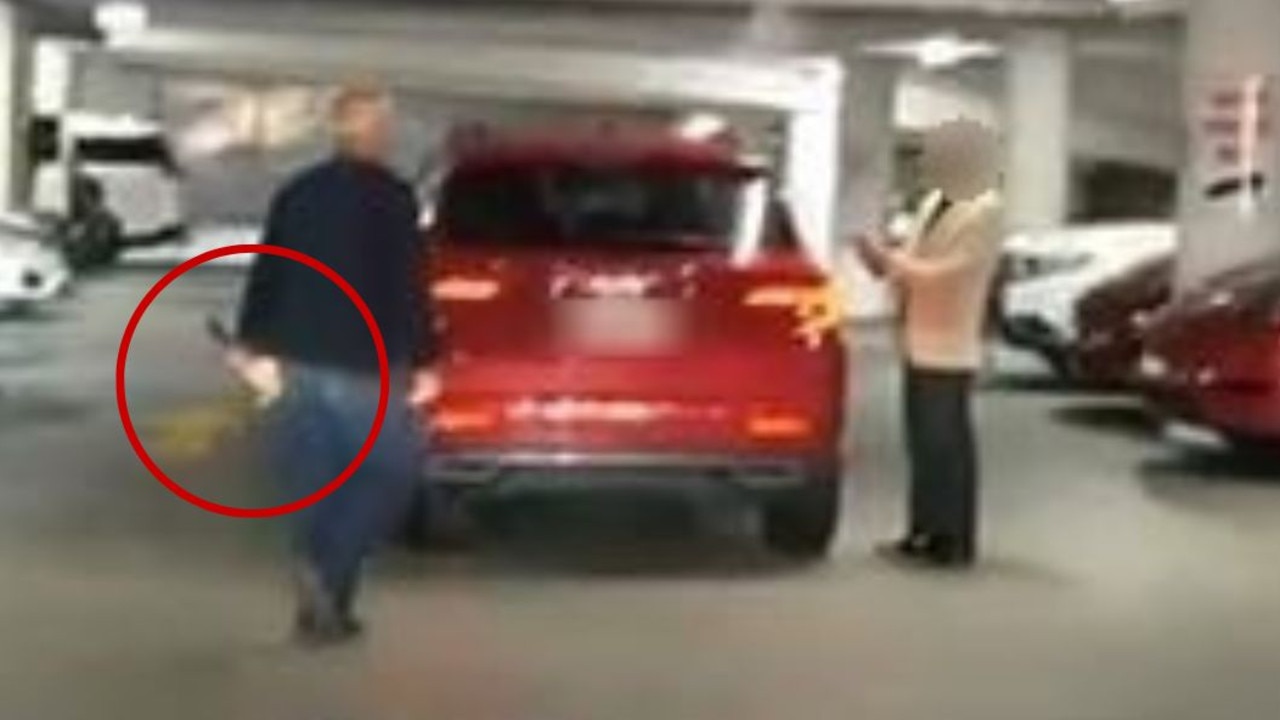 Wild alleged hammer attack in carpark