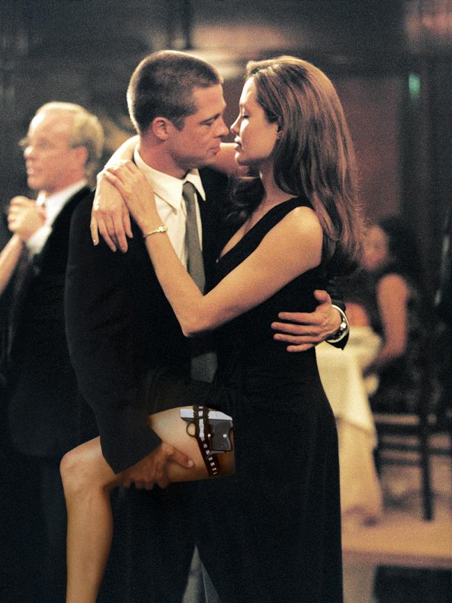 In this undated file photo provided by Twentieth Century Fox, as John Smith, played by Brad Pitt, and Jane Smith, portrayed by Angelina Jolie, do a sexy tango, more of their secrets are uncovered in “Mr. & Mrs. Smith.” Picture: AP