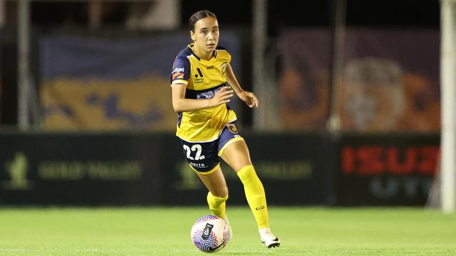 Peta Trimis was one of the breakout stars for the A-League Women this season. (Photo by Janelle St Pierre/Getty Images)