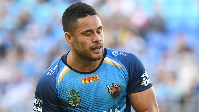 Jarryd Hayne aired his frustration yesterday over reports about his future. Photo: AAP Image