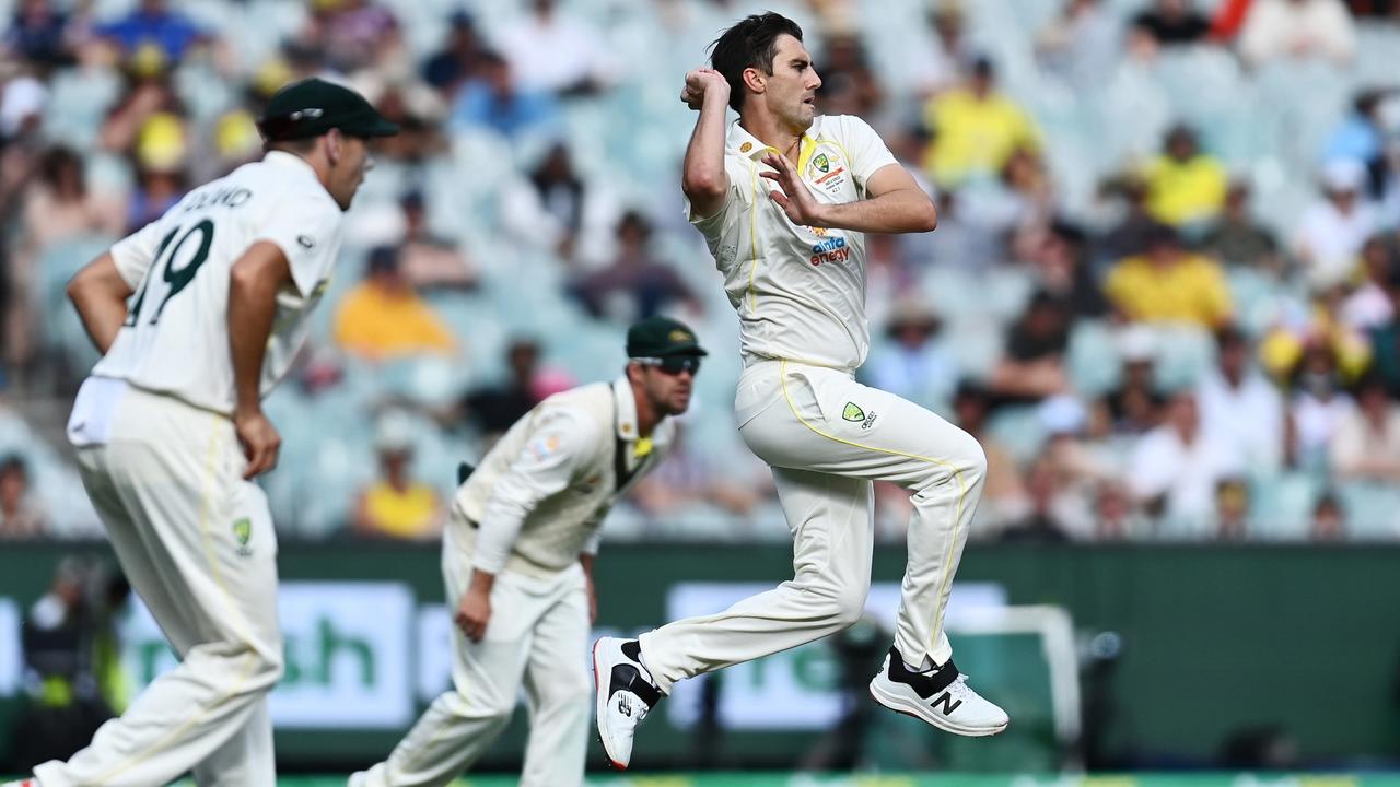 Pat Cummins leads by his actions on the field. Picture: Quinn Rooney/Getty Images