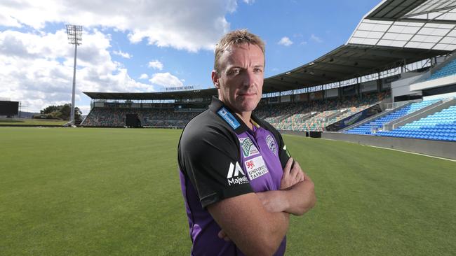 Former Hobart Hurricanes coach Damien Wright will return to the professional coaching ranks at the Kings XI Punjab in the IPL. Picture: LUKE BOWDEN