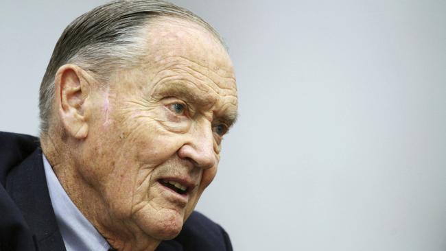 Jack Bogle was a rebel who set up Vanguard in 1975 as a non-profit. Picture: AP