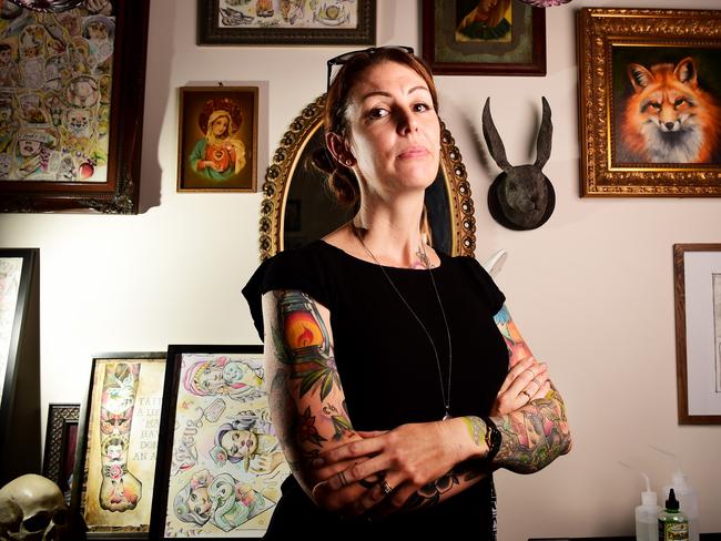 Tattooist living off half her life savings