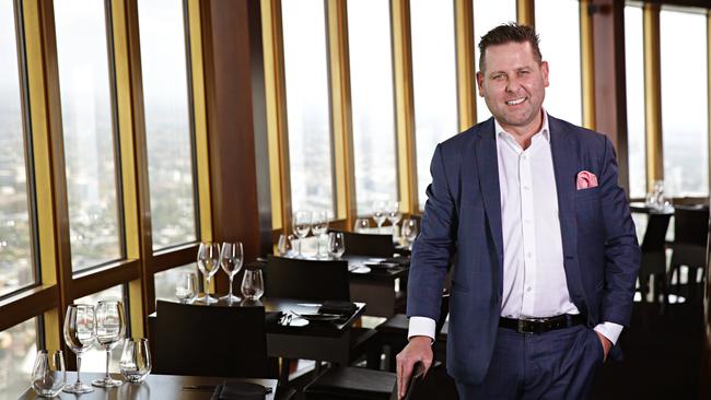 Trippas White Group CEO Joseph Murray is helping to take the revolving restaurant to a new level. Picture: Adam Yip