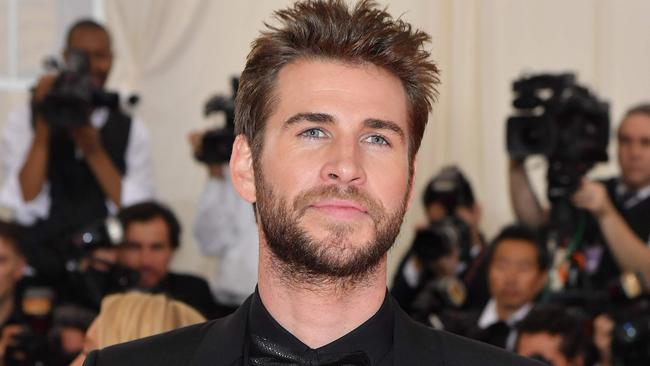 Liam Hemsworth arrives for the 2019 Met Gala at the Metropolitan Museum of Art in New York. Picture: Angela Weiss / AFP