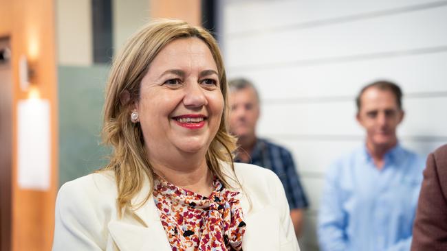 Premier Annastacia Palaszczuk at the new Queensland Hydro office in Mackay on Friday. Picture: Contributed