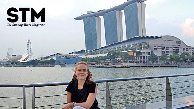 Expat Ivana Pearce in Singapore.