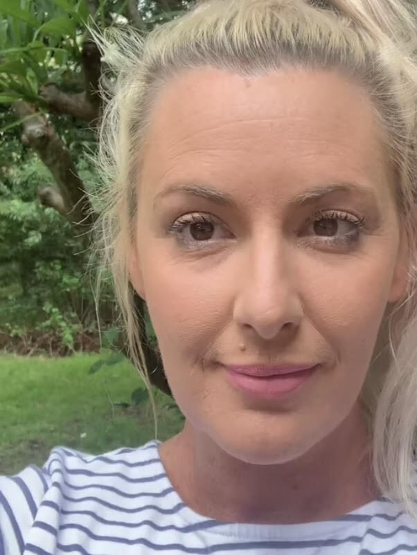 The Radio presenter who had been working from her Tennyson Point home for just under two months said it was really “confronting” when she was first told she’d have to work at home. Picture: Instagram/@normandjess