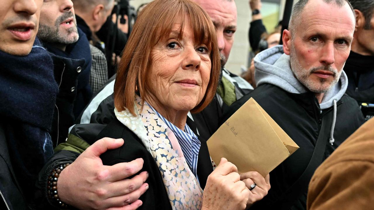 Gisele Pelicot leaves the courthouse after hearing the verdict of the court that sentenced her ex-husband to the maximum term of 20 years jail for committing and orchestrating her mass rapes. (Photo by Miguel MEDINA / AFP)