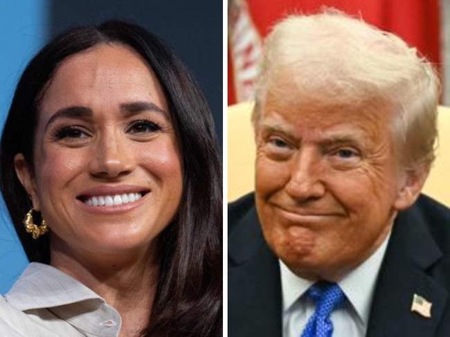 Trump and Markle split thumb