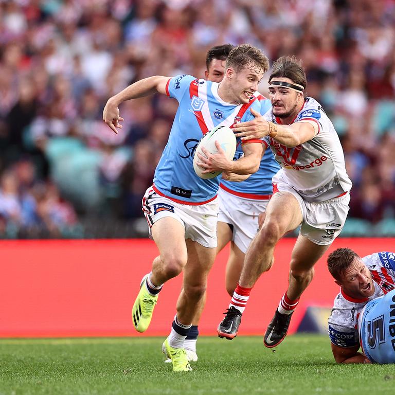 Sam Walker looks like a ready-made replacement for DCE at the Maroons. Picture: Cameron Spencer/Getty Images