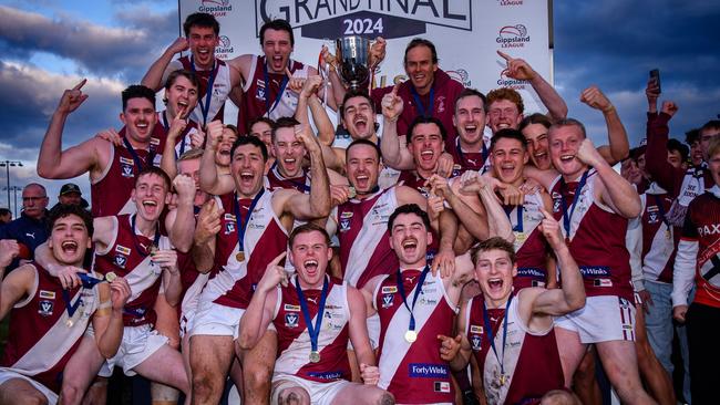 Traralgon beat Leongatha in the Gippsland league grand final. Picture: Warren ‘Wazshots’ Leyden