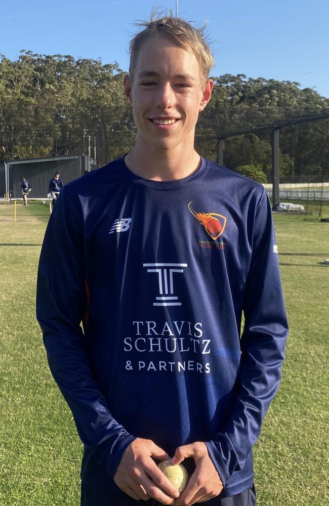 Sunshine Coast Scorchers Lord Taverners talent Riley Woolmer.