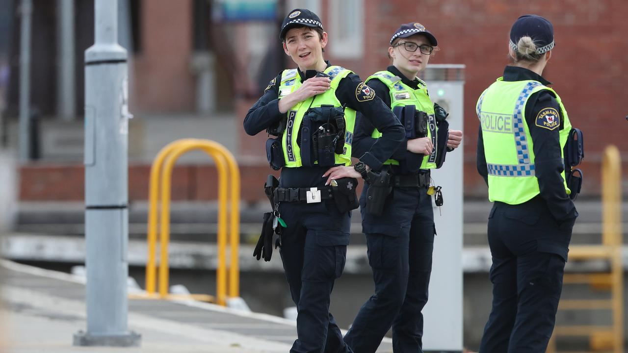 Tasmania Police are searching for a man who escaped court after being sentenced to prison in Hobart. Picture: Nikki Davis-Jones