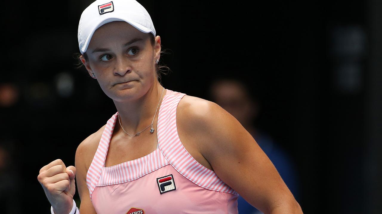 2019 Australian Open Ash Barty V Maria Sakkari Herald Sun