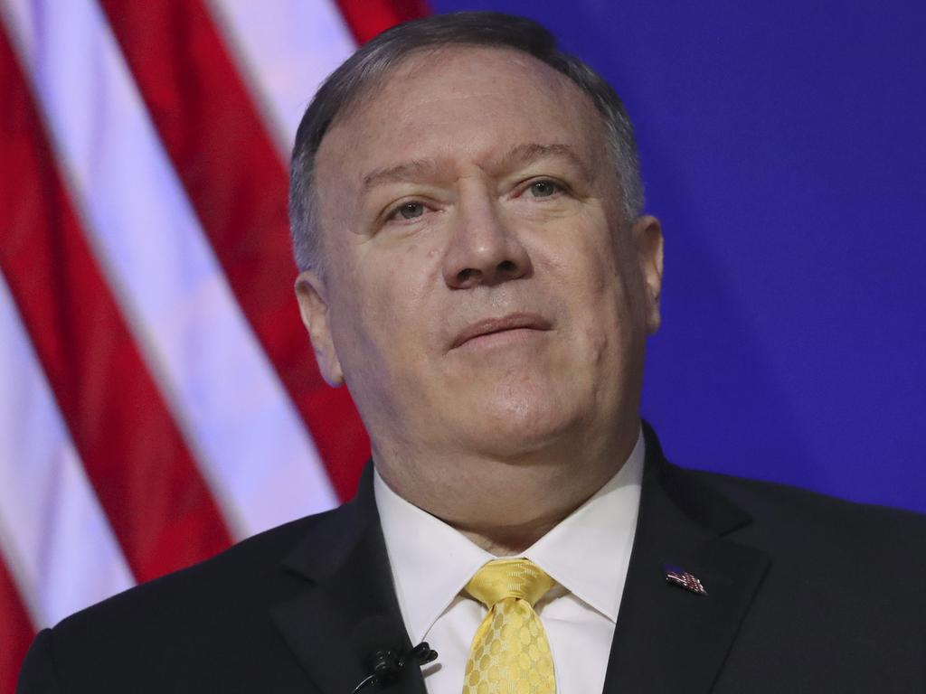 US Secretary of State Mike Pompeo. Picture: AP