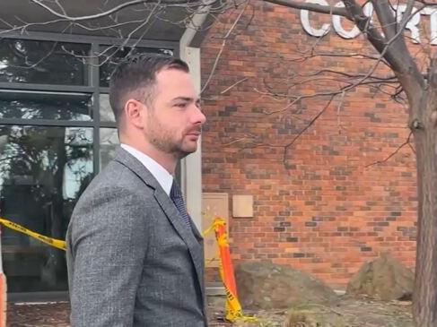 Moonee Valley councillor Jacob Bettio leaves Broadmeadows Magistrates’ Court