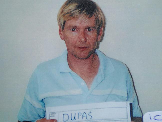 One of the many police mugshots of Dupas.