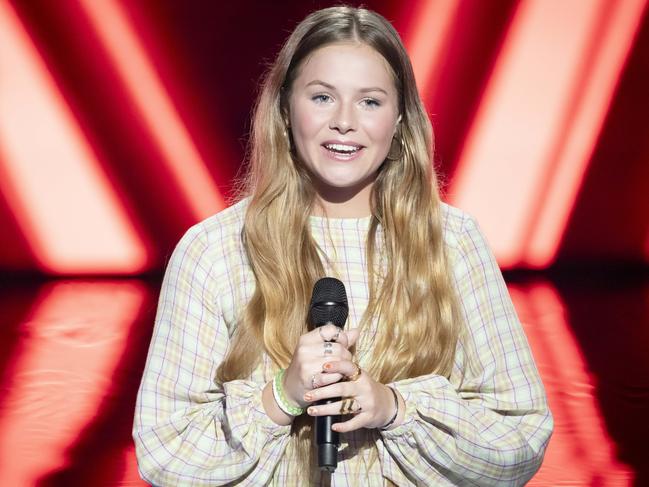 Ocean Grove's Cookie Robinson had judges turn on The Voice blind auditions. Picture: Channel 7