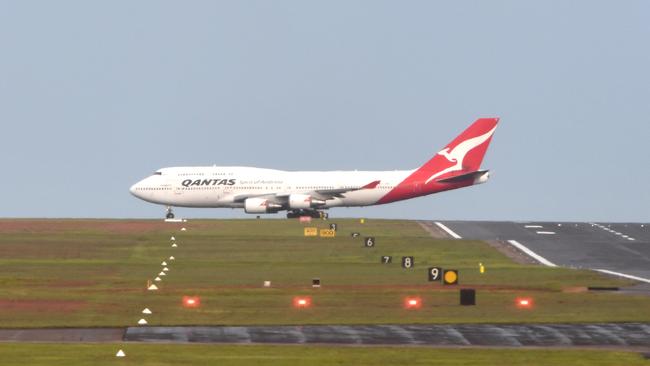 Qantas has drasticalaly cut its flight capacity. Picture: Chris Chorley