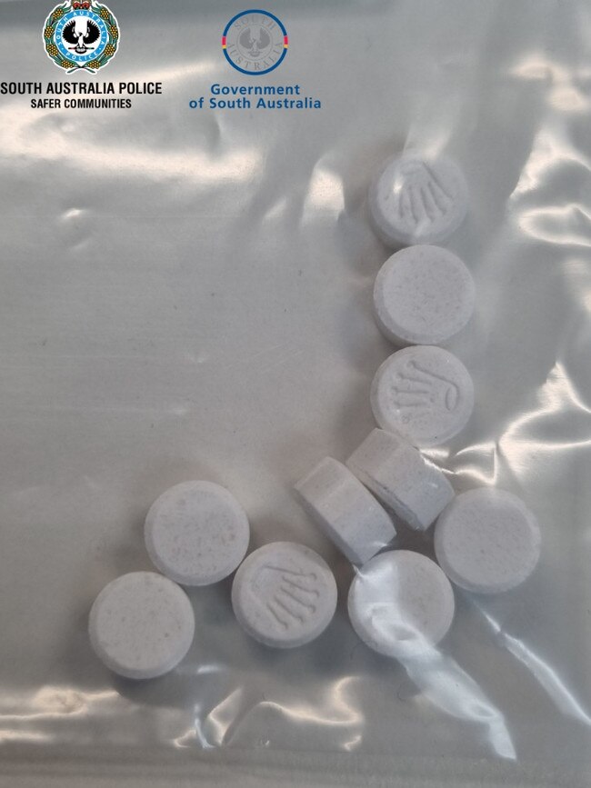 Bradwell’s pills were more dangerous and addictive than Xanax. Picture: SA Police