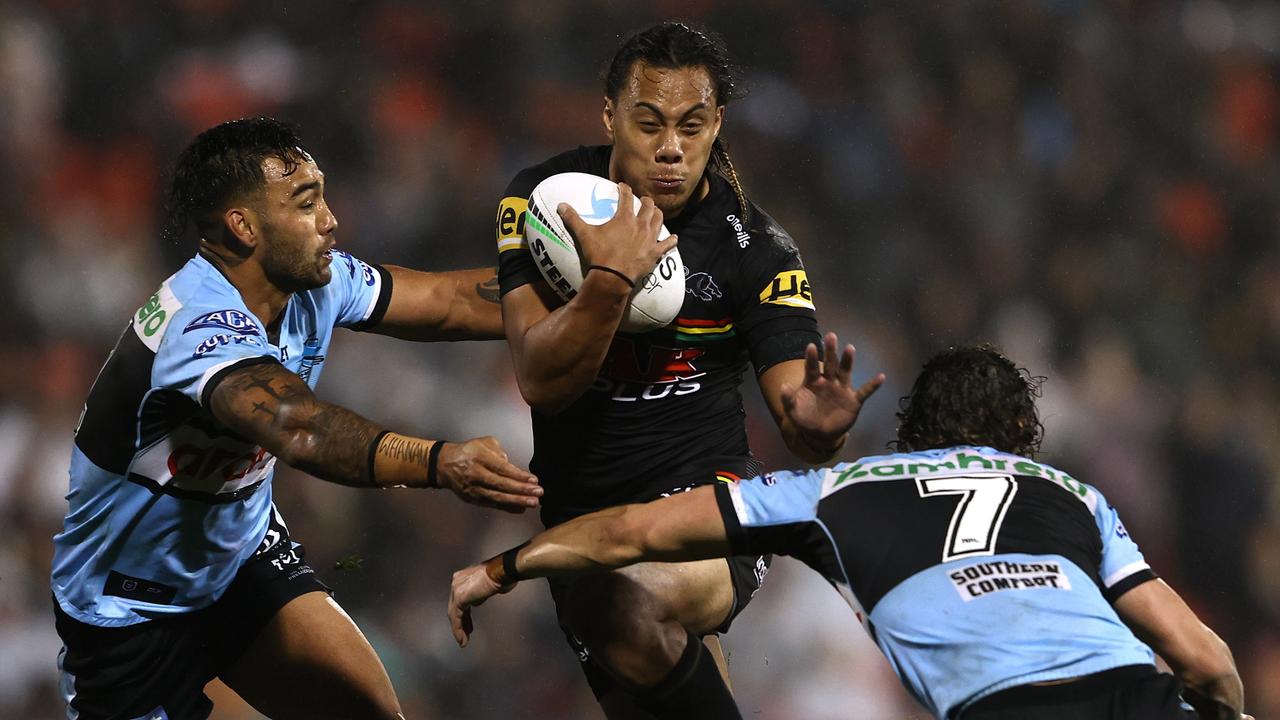 Star five-eighth Jarome Luai is back for the Panthers. Picture: Matt Blyth/Getty Images