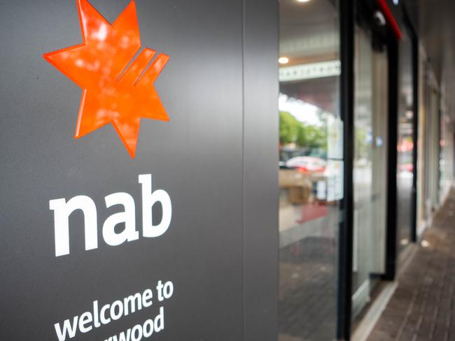 ADELAIDE/ KAURNA YARTA, AUSTRALIA - NewsWire Photos MARCH 9, 2023: The NAB branch on Norwood Parade. Picture: NCA NewsWire / Morgan Sette