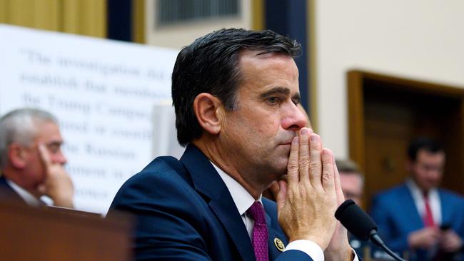 John Ratcliffe fingered Iran as behind emails addressed to US voters threatening them to support Donald Trump. Picture: AFP