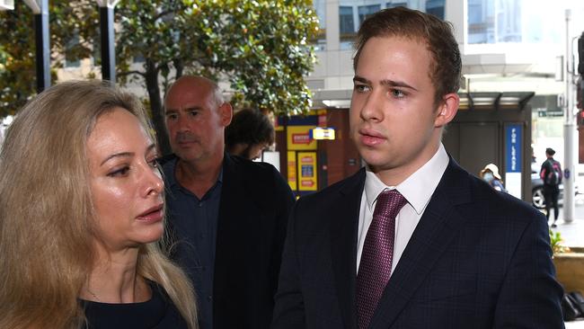 Kyle Daniels (right) arrives at the Downing Centre court in Sydney. Picture: NCA NewsWire/Joel Carrett