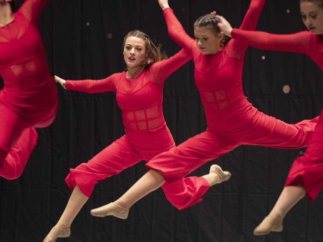 Southern Tasmanian Dancing Eisteddfod, 16 Years and Under Lyrical/ Contemporary Group Encore.  Picture: Chris Kidd