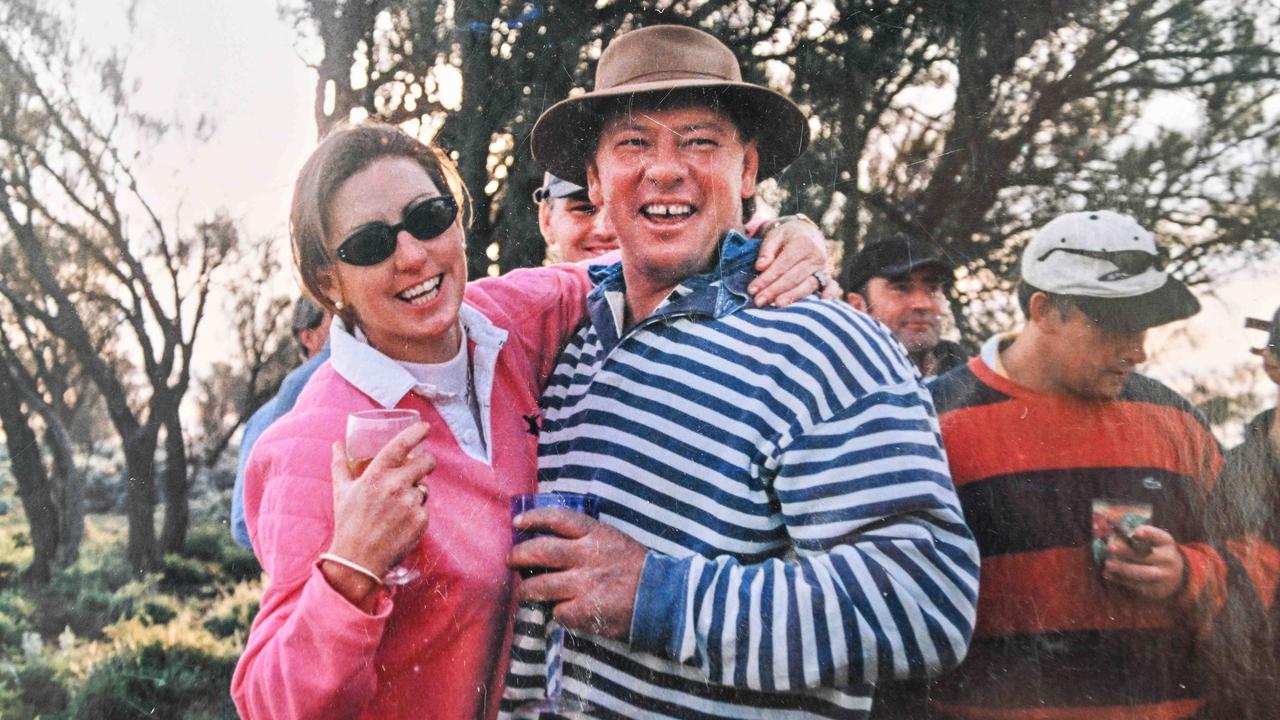 Sonya Irwin and her husband James. Picture: supplied