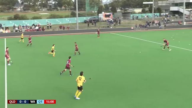 REPLAY: Australian U18's Boys' Hockey Championships - QLD vs WA