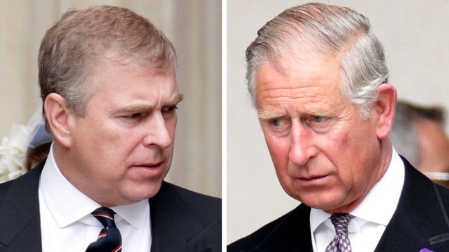 Prince Andrew and King Charles.