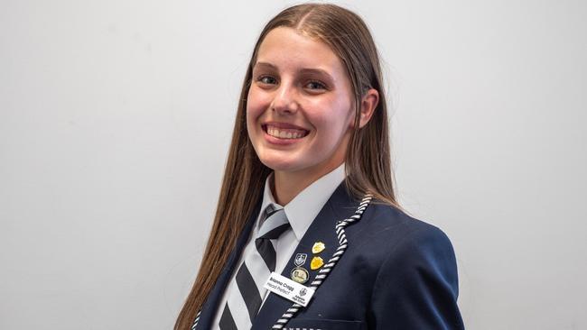 Adelaide High School captain Brianna.