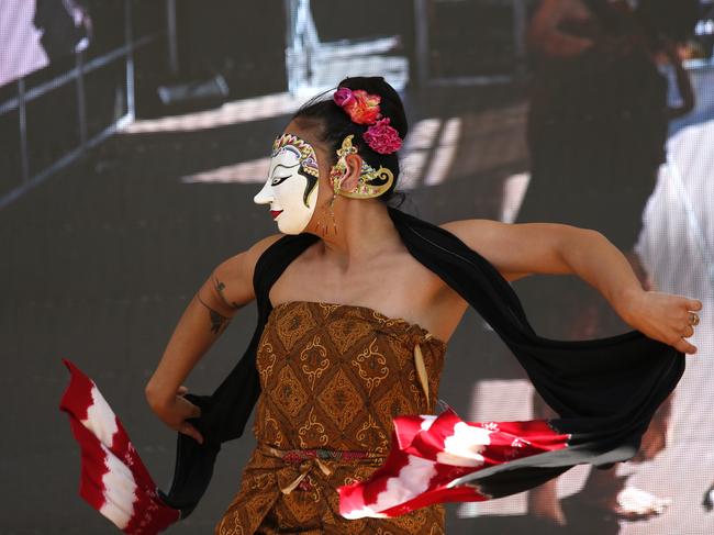 Suara Indonesia Dance perform in Cabramatta, Sunday, 8th September 2019. Picture Robert Pozo