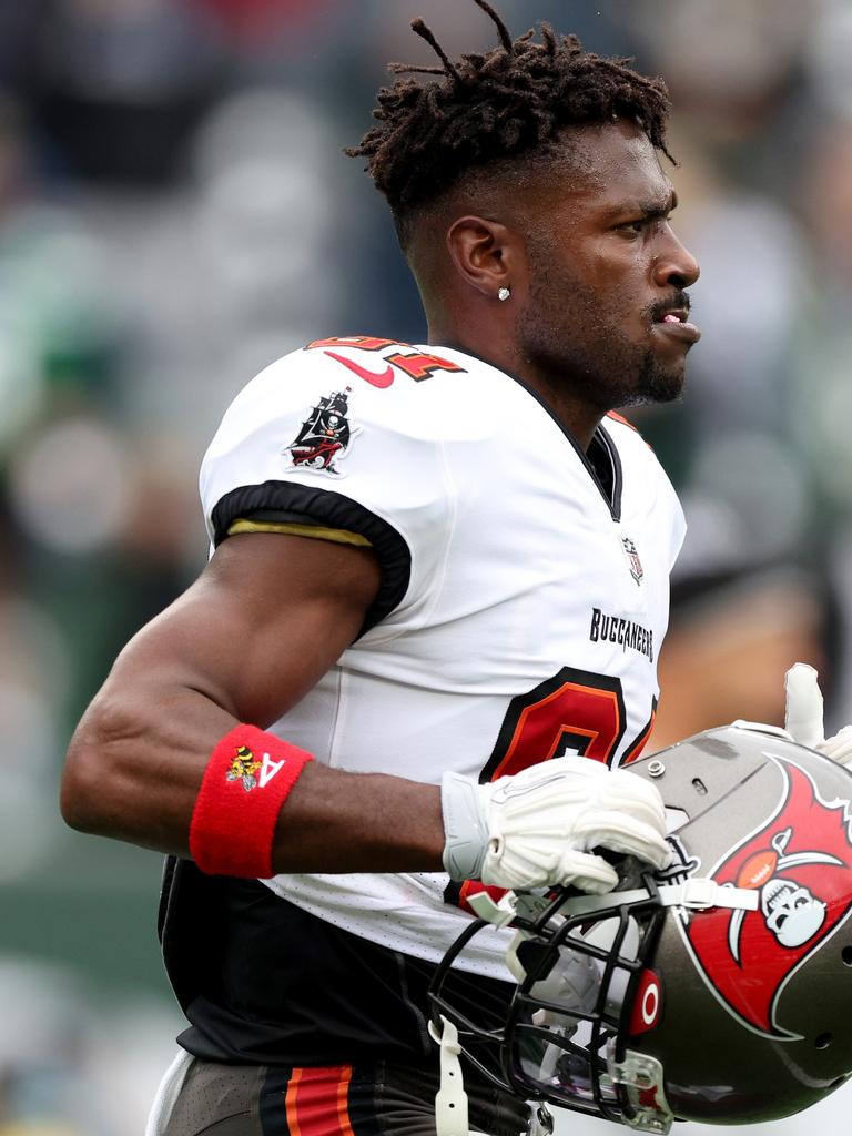 Brown is a Buccaneer no more. (Photo by Elsa/Getty Images)