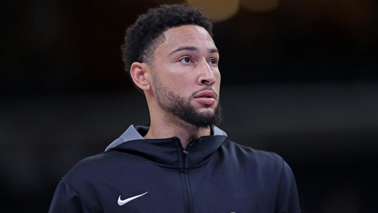 MEMPHIS, TENNESSEE - OCTOBER 24: Ben Simmons #10 of the Brooklyn Nets warms up before the game against the Memphis Grizzlies at FedExForum on October 24, 2022 in Memphis, Tennessee. NOTE TO USER: User expressly acknowledges and agrees that, by downloading and or using this photograph, User is consenting to the terms and conditions of the Getty Images License Agreement. (Photo by Justin Ford/Getty Images)