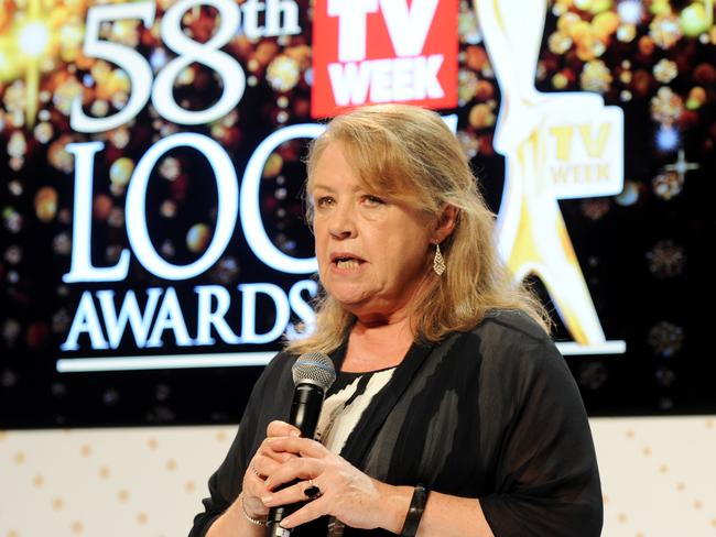 Noni Hazlehurst is inducted into the 2016 Logies Hall of Fame. Joe Castro