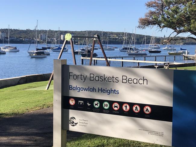 Northern Beaches Council is warning visitors to Forty Baskets Beach, at Balgowlah Heights, after receiving reports of potential attempts to poison dogs at the reserve. Picture: Jim O'Rourke