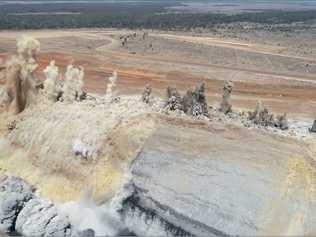 The world's largest mine blast was recorded at BHP's Poitrel mine site, in the Bowen Basin.